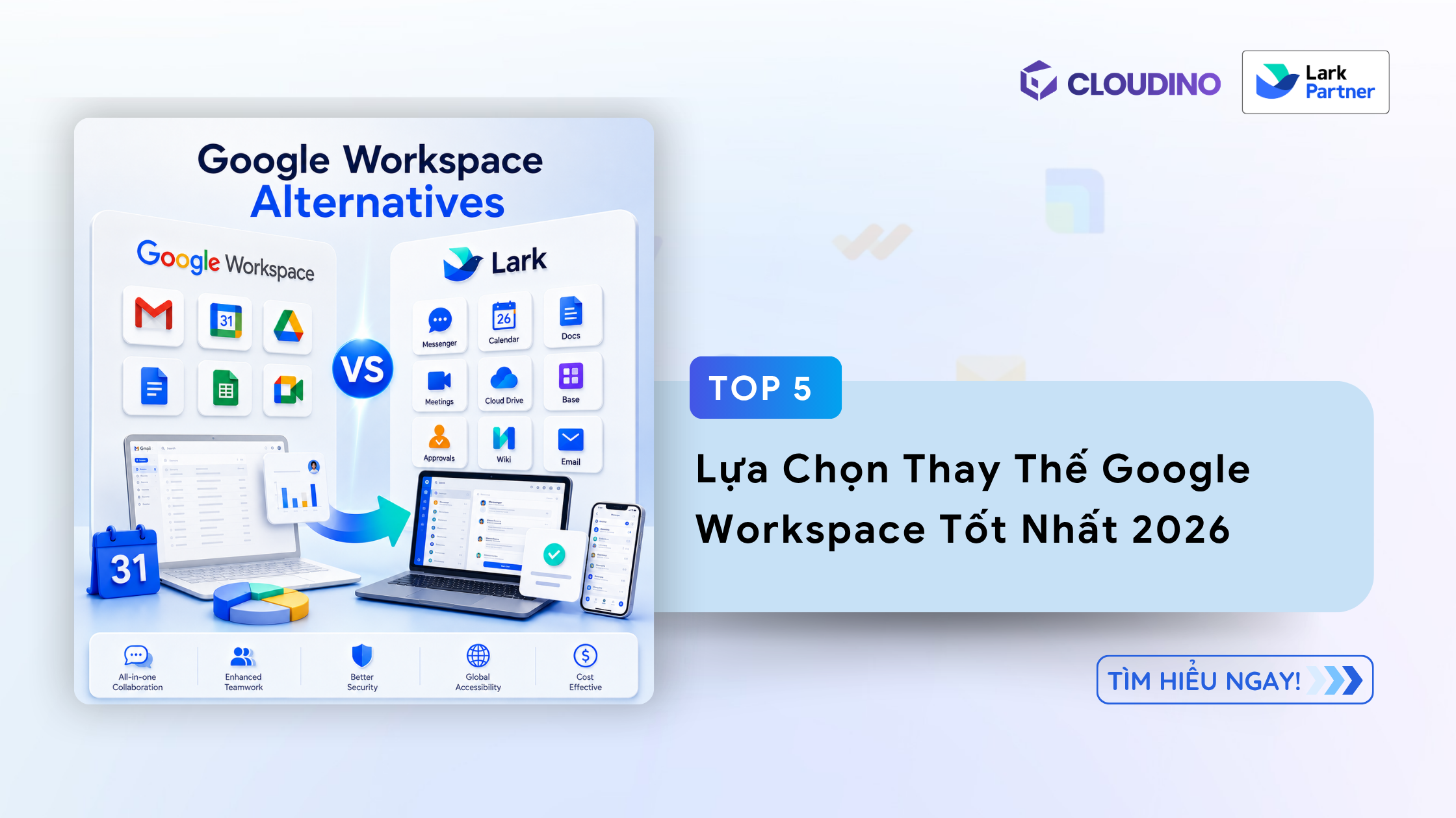 Top 5 Lựa Chọn Thay Thế Google Workspace Tốt Nhất 2026